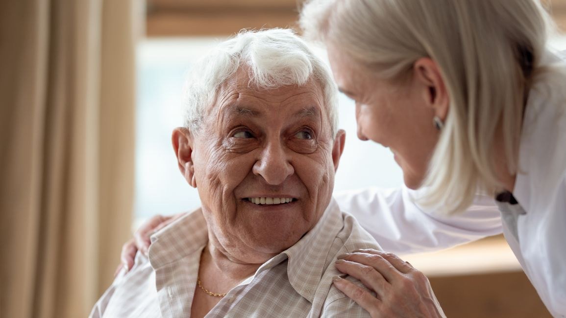 Carer and resident